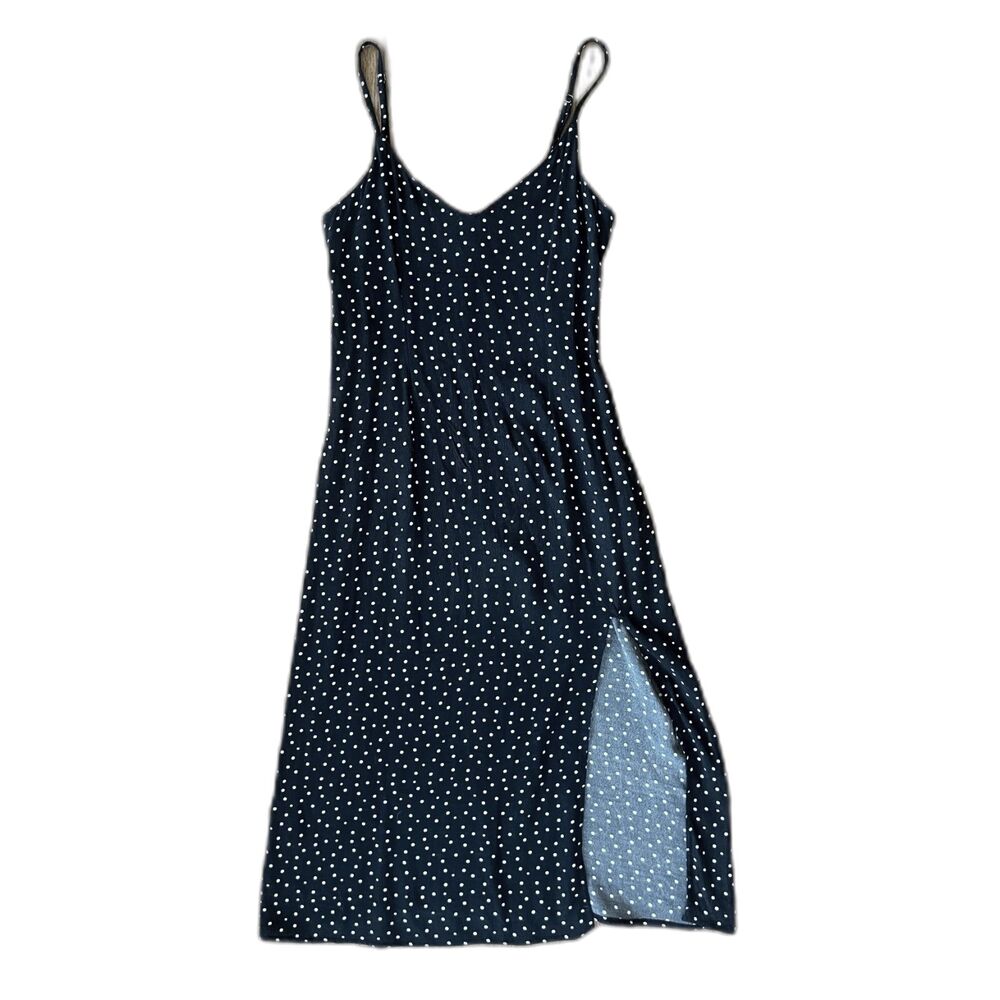 Abercrombie & Fitch Black Polka Dot Mini Dress Women's Size Small - Picture 3 of 10